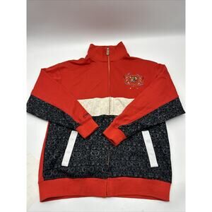 vintage y2k 2000s hip hop phat farm tri color track jacket Men’s Size XL MULTI